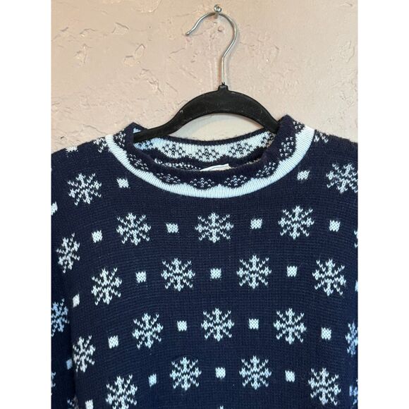 Vintage Nutcracker Brand Snowman Snowflake Ugly Christmas Sweater 1X Plus - Picture 6 of 6